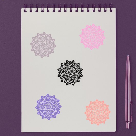 Tampons Encreurs Simple Journal Mandala