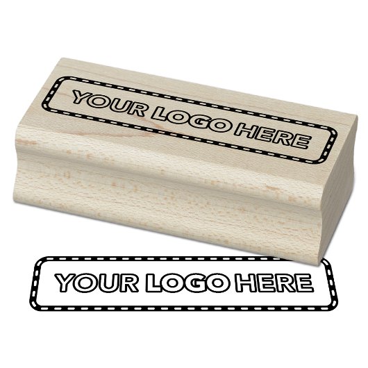 Tampons Encreurs Simple Logo Business Branding Rubber Stamp