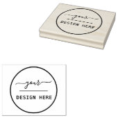 Tampons Encreurs Simple Logo Remplacement Grand Timbre en caoutchou (Tamponné)