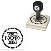 Tampons Encreurs Simple Logo Rubber Stamp for Business Branding (Tamponné)