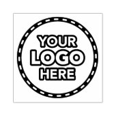 Tampons Encreurs Simple Logo Rubber Stamp for Business Branding (Impression)
