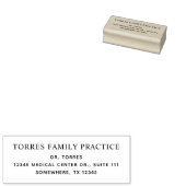 Tampons Encreurs Simple minimaliste Médicale professionnel (Tamponné)