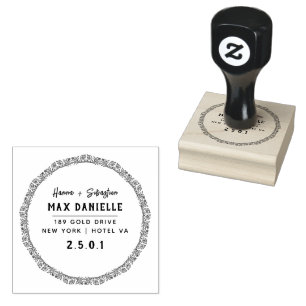 Tampons Encreurs Simple Moderne Professionnel Gras Courbe Botanique