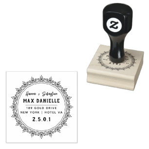Tampons Encreurs Simple Moderne Professionnel Gras Courbe Botanique