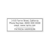 Tampons Encreurs simple nettoyage des informations de contact d'adr (Impression)