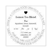 Tampons Encreurs Simple personnalisable cottage droit alimentaire t (Impression)