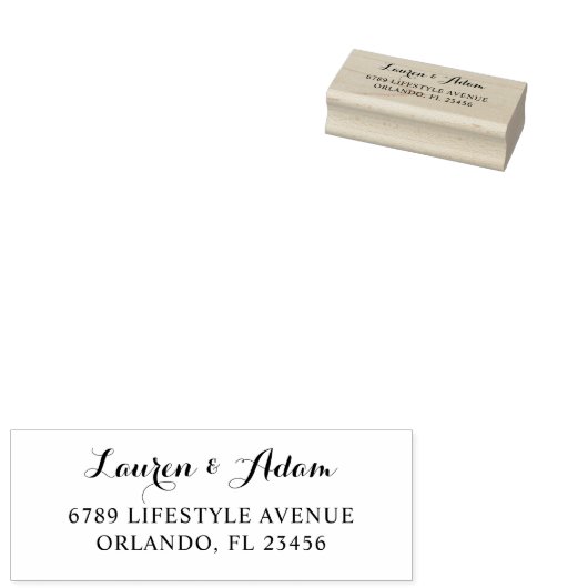 Tampons Encreurs Simple Return Address  (Tamponné)