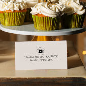 Tampons Encreurs Simple Suivez-nous sur Youtube, médias sociaux