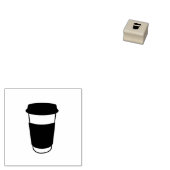 Tampons Encreurs Simple tasse de café pour cartes de fidélité (Tamponné)