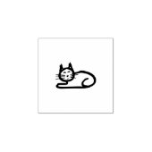 Tampons Encreurs Simplement tiré Stick Figure Cat (Impression)