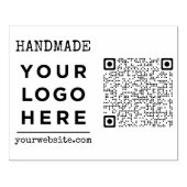 Tampons Encreurs Site Web artisanal Logo d'entreprise Code Qr perso (Impression)