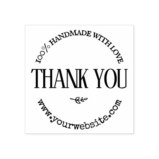 Tampons Encreurs Site Web d'entreprise artisanal Merci Vintage (Impression)