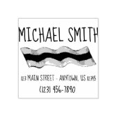 Tampons Encreurs Sizzzling Diner Bacon Strip Petit déjeuner Adresse (Impression)