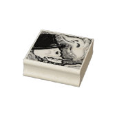 TAMPONS ENCREURS SKELETON FUMEUR, POMPIER EN CAOUTCHOUC (Tampon)