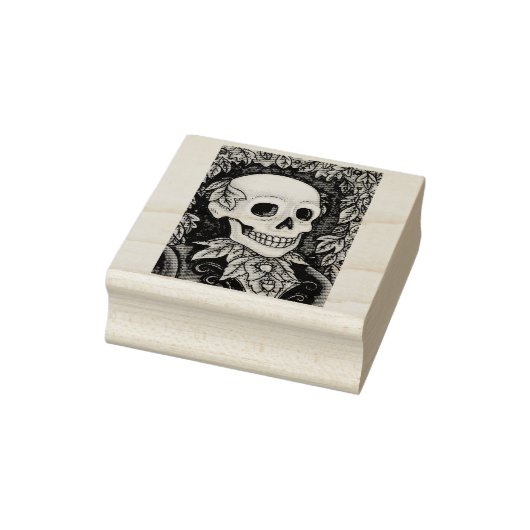 TAMPONS ENCREURS SKELETON, POMPE DE CAOUTCHOUC À HALLOWEEN GOTH (Tampon)