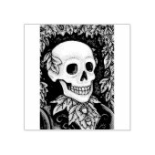 TAMPONS ENCREURS SKELETON, POMPE DE CAOUTCHOUC À HALLOWEEN GOTH (Impression)