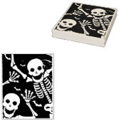 Tampons Encreurs Skeletons - Carte Halloween (Tamponné)