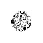 Tampons Encreurs Skeletons d'Halloween Macabre Dance (Impression)