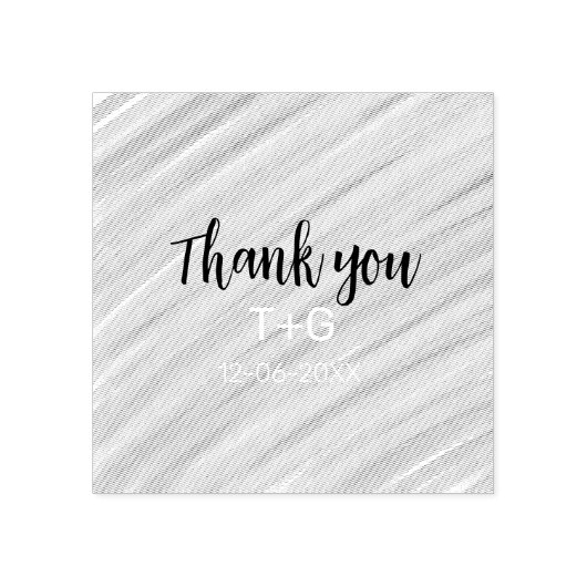 Tampons Encreurs Sky blue merci d'ajouter le nom du couple date ann (Impression)