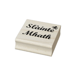 Tampons Encreurs Slainte Mhath,Gaidhlig bonnes bénédictions/Lion ra