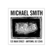 Tampons Encreurs Slate School Chalkboard Math Enseignant Classe Adr (Impression)