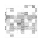 Tampons Encreurs SlipperyJoe's carré artwork mosaïque moderne trois (Impression)