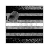 Tampons Encreurs SlipperyJoe's cuir drapeau orgueil noir bleu royal (Impression)