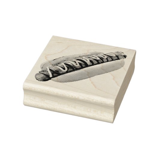 Tampons Encreurs SlipperyJoe's hot dog niché doucement pain jaune v (Tampon)