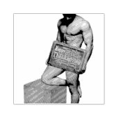 Tampons Encreurs SlipperyJoe's Thanksgiving man hot six pack abs un (Impression)