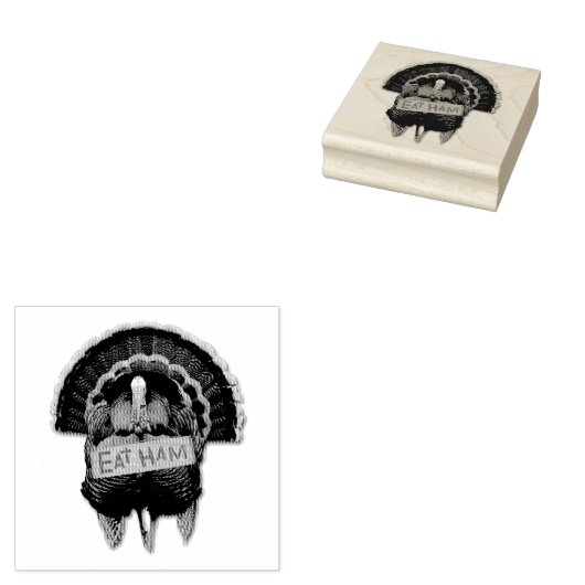 Tampons Encreurs SlipperyJoe's Thanksgiving turkey grass manger du  (Tamponné)