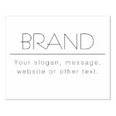 Tampons Encreurs Slogan, adresse ou tout autre texte élégant (Impression)