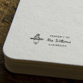 Tampons Encreurs Sloth - Personnalisé Nom de l'enseignant Livre Cla