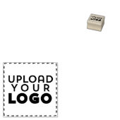 Tampons Encreurs Small Square Business Logo Custom Rubber Stamp (Tamponné)