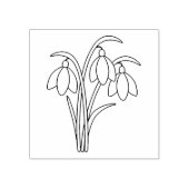 Tampons Encreurs Snowdrops - Fleurs de printemps (Impression)