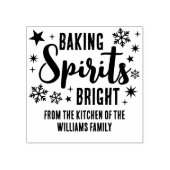 Tampons Encreurs Snowflakes Baking Spiritueux Noël Bright Baking (Impression)