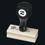 Tampons Encreurs Snowflakes Winter Christmas Return Adresse<br><div class="desc">Timbre avec logo minimaliste de flocon de neige</div>