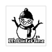 Tampons Encreurs Snowman PixelArt (Impression)
