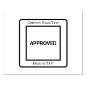 Tampons Encreurs Société de courriels professionnels approuvés sur (Impression)