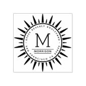 Tampons Encreurs Soleil amusant | Créez votre propre adresse de ret (Impression)