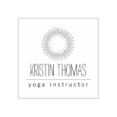 Tampons Encreurs Soleil bohème Mandala personnalisé (Impression)