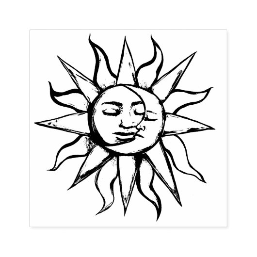 Tampons Encreurs Soleil et Lune Soleil LuneEnfant (Impression)