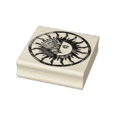 Tampons Encreurs Soleil & Lune - bleu vert + votre dos. (Tampon)