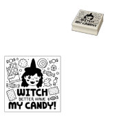 Tampons Encreurs Sorcière mieux avoir mon bonbon (Tamponné)