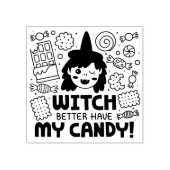 Tampons Encreurs Sorcière mieux avoir mon bonbon (Impression)