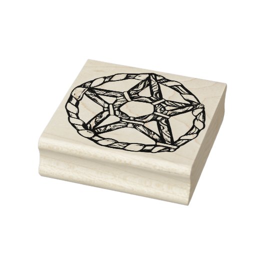 Tampons Encreurs Sorcière verte Pagan Pentacle Nature Wicca (Tampon)