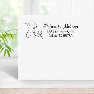 Tampons Encreurs Souris de récolte, paire de souris de couple Adres