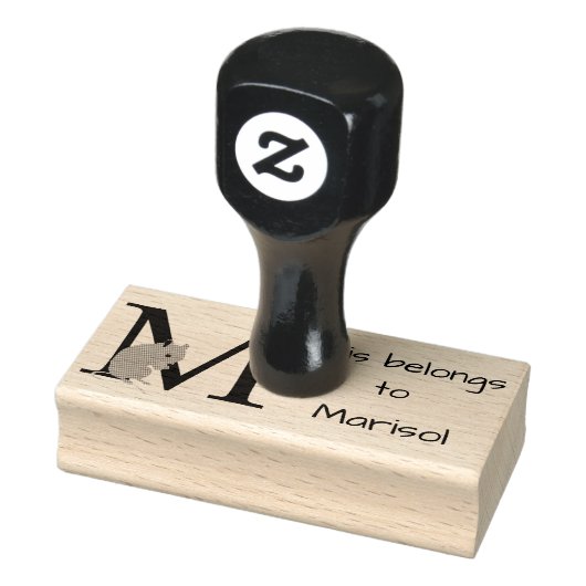 Tampons Encreurs Souris initiale (Tampon)