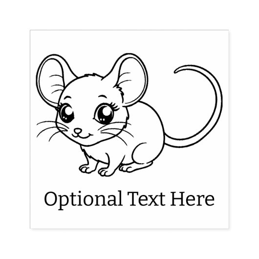 Tampons Encreurs Souris personnalisée (Impression)