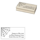 Tampons Encreurs Spiderweb Graphic Custom Goth Adresse de retour (Tamponné)