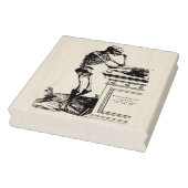 Tampons Encreurs Squelette au cimetière avec Timbre en caoutchouc c (Tampon)